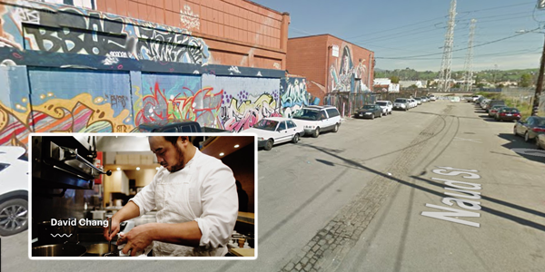 Chef David Chang's restaurant will open on the outskirt of Chinatown (credit: Momofuku, Google Maps)