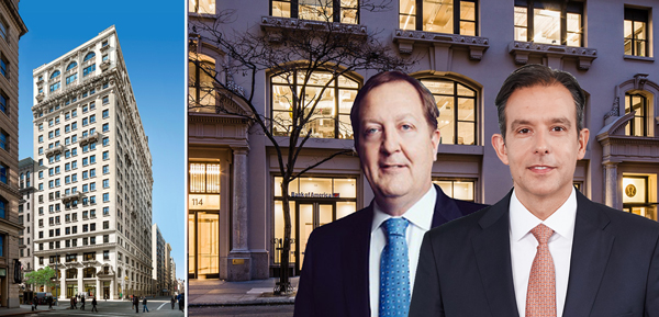 From left: 114 Fifth Avenue, Columbia Property Trust's Nelson Mills and Allianz's Christoph Donner