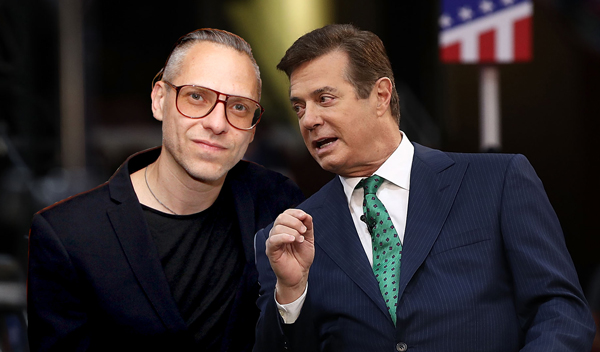 Guy Aroch and Paul Manafort (Credit: Getty Images)