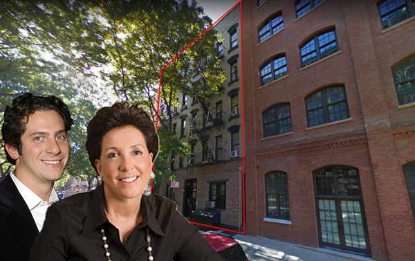 From left: Icon's Terrence Lowenberg, Solil's Jane Goldman and 307 Mott Street (Credit: Getty Images and Google Maps)