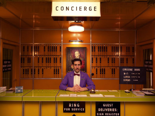 A still from the "Grand Budapest Hotel" by Wes Anderson