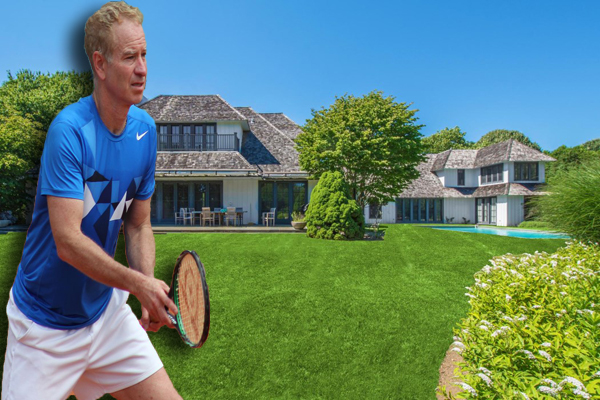 John McEnroe and his Hamptons estate (Wikipedia)