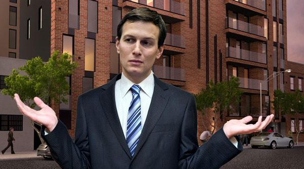 Jared Kushner and 50 North 1st Street in Williamsburg (Credit: Getty Images and JDS Development)