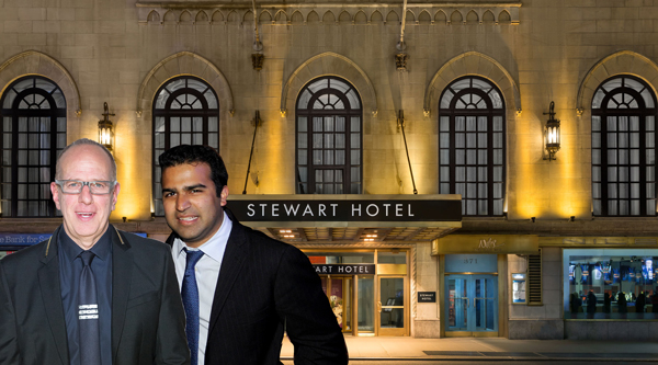 From left: Tao's Richard Wolf, Highgate principal Neil Luthra and the Stewart Hotel (Credit: Getty Images and Stewart Hotel)