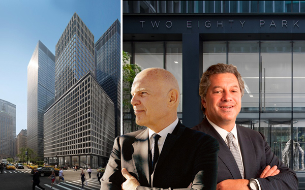 From left: 280 Park Avenue, Steve Roth and Marc Holliday