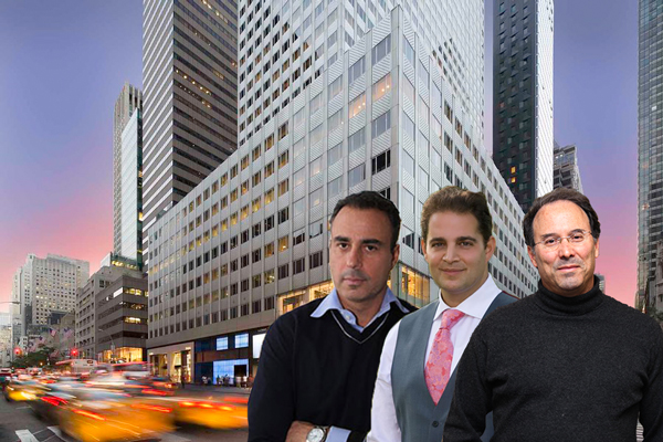 From left: 666 Fifth Avenue, Ben Ashkenazy, Aaron Jungreis and Gary Barnett