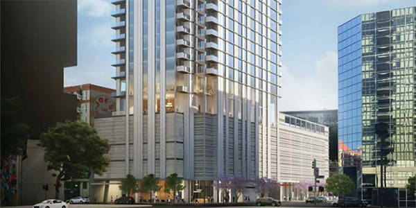 Rendering of 8th, Grand and Hope project (City of LA Department of City Planning)