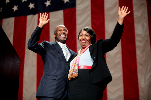 Ben and Candy Carson (Credit: Gage Skidmore via Flickr)