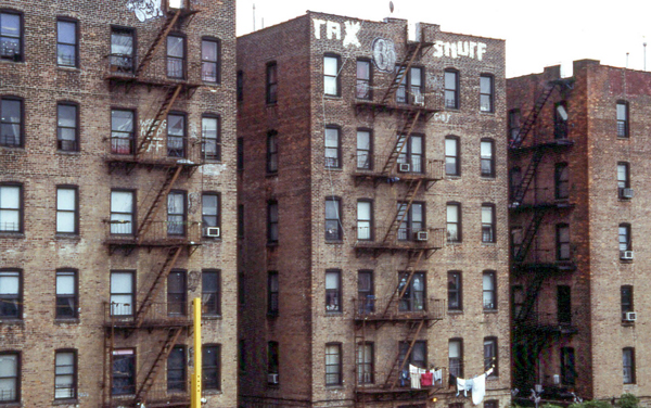 Bronx Apartment buildings (Credit: David Wilson via Flickr)