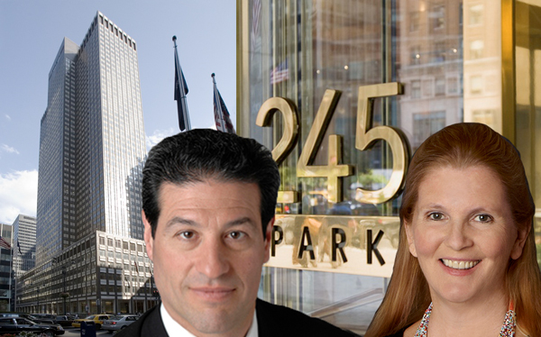 From left: William Shanahan, Darcy Stacom and 245 Park Avenue