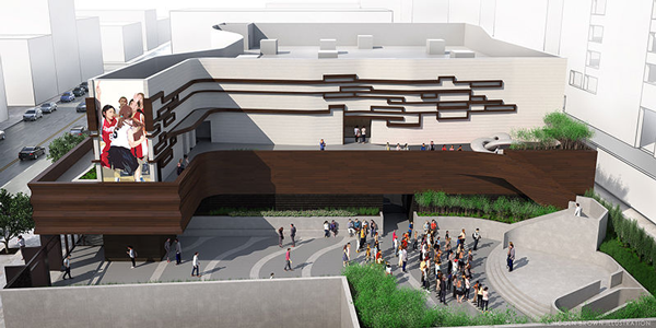 Little Tokyo Service Center's rendering of its future sports facility (credit: LTSC)