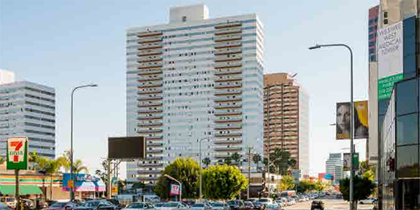 Rendering of Landmark Apartments (Los Angeles Department of Planning)