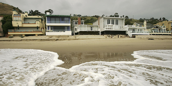 Malibu Colony Beach now is the most expensive neighborhood according to data over the past six months (credit: Getty Images)