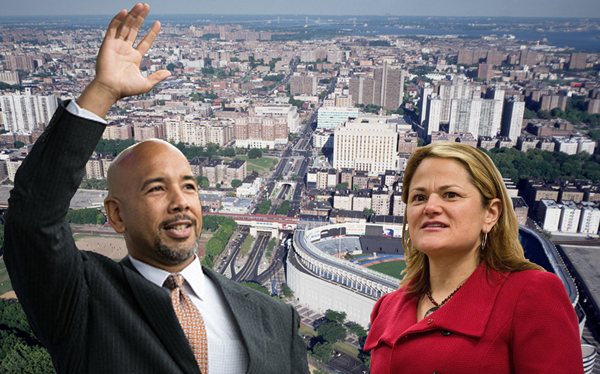 The Bronx, Ruben Diaz Jr. and Melissa Mark-Viverito (Credit: Getty Images)