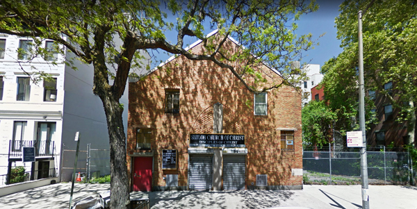 Shiloh Church of Christ at 7 West 128th Street (Credit: Google Maps)