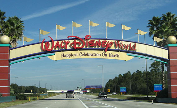 Entrance to Walt Disney World (Credit: Gerard McGovern)