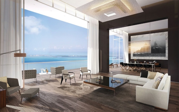 Rendering of an interior at The yoo Residences Santo Domingo