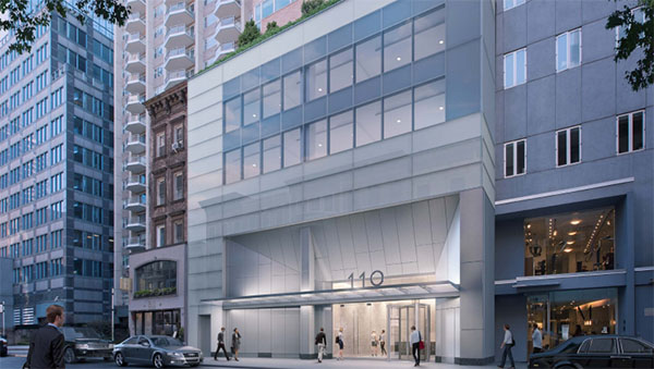 Rendering of new 60th Street entrance (credit: Princeton International Properties)