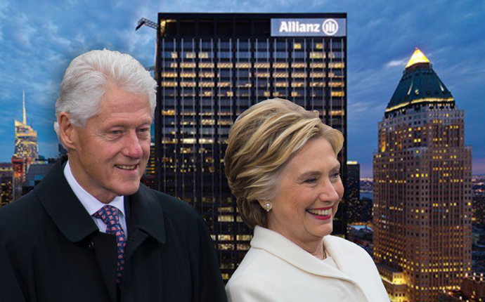 Bill and Hillary Clinton with 1633 Broadway