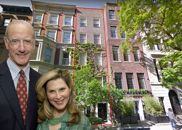 18 East 78th Street, Stephen Graham and Cathy Graham (Credit: Google Maps and Getty Images)