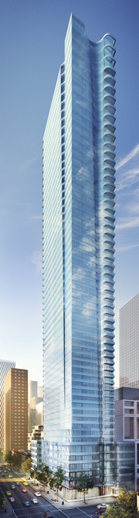 A rendering of 252 East 57th Street
