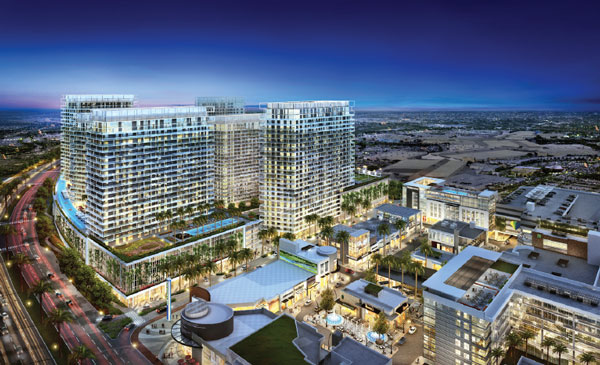 When completed, Metropica in Sunrise will have up to 485,000 square feet of retail, 1,900 condominiums in eight high-rise towers, up to 650,000 square feet of office space and 240 hotel rooms.
