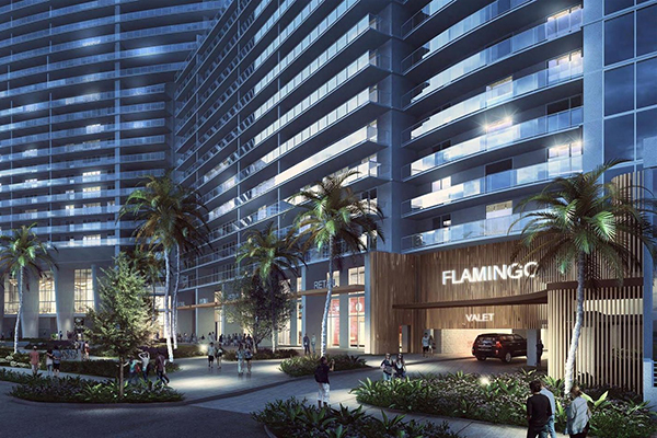 Rendering of Flamingo South Beach Renovations
