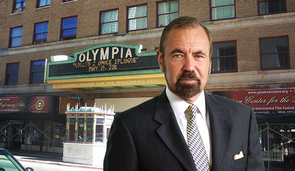 Jorge Perez and Olympia Theater (Credit: Wikimedia Commons)