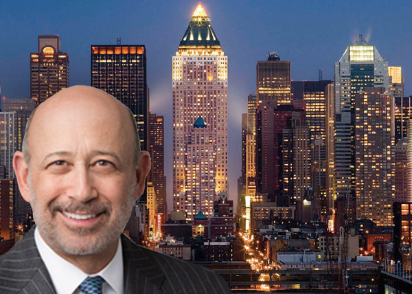 CEO of Goldman Sachs Lloyd Blankfein and 1 Worldwide Plaza