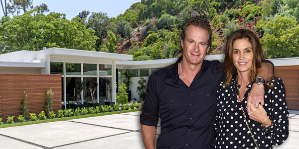 Property on Loma Vista Drive, with Rande Gerber and Cindy Crawford (MLS/Getty Images)