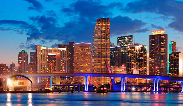 Miami skyline (Credit: Wikimedia Commons)