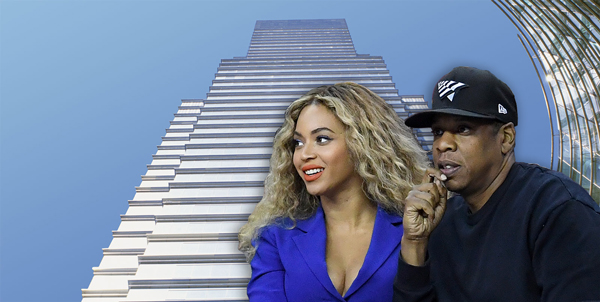 One Beacon Court, Beyoncé and Jay-Z (Credit: Corcoran Sunshine and Getty Images)