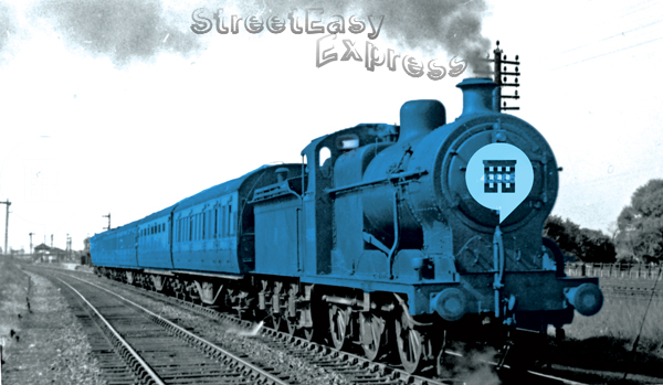 The StreetEasy Express (Photo illustration by Lexi Pilgrim for the Real Deal)
