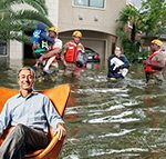You see flooded homes. Gary Beasley sees the 'Next Big Thing'