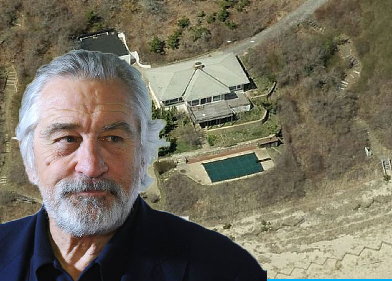 Robert DeNiro seeks to build a 2,554-square-foot home on the site of the 1950s-era home he owns in Montauk.