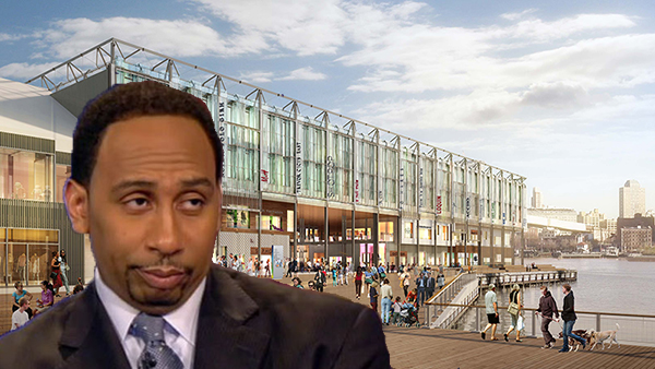 ESPN personality Stephen A. Smith and Pier 17