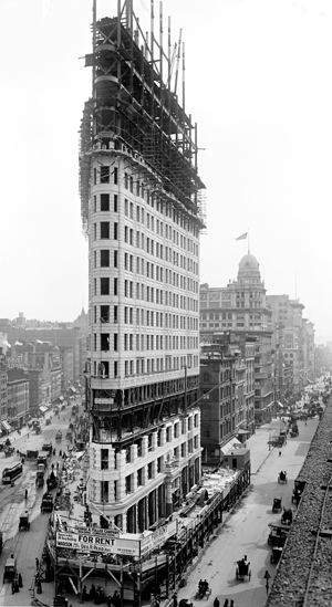 The Flatiron building, which Harry Black completed in 1902