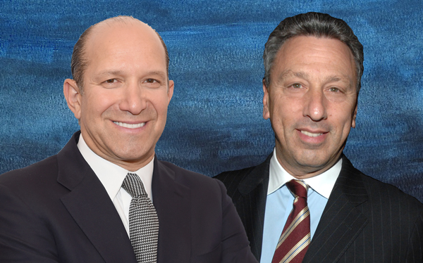 Howard Lutnick and Barry Gosin (Credit: Getty Images)