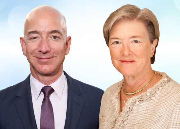 Partnership for NYC’s Kathryn Wylde and Jeff Bezos