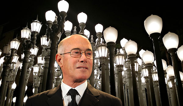 David Geffen and LACMA (Credit: Getty Images)