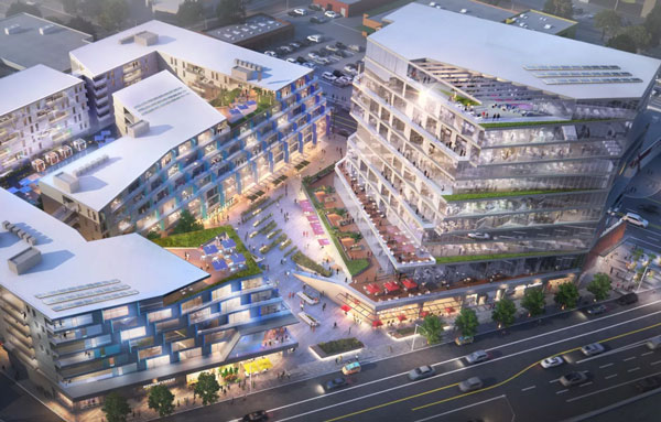 A rendering of the Martin family’s West Lost Angeles megaproject