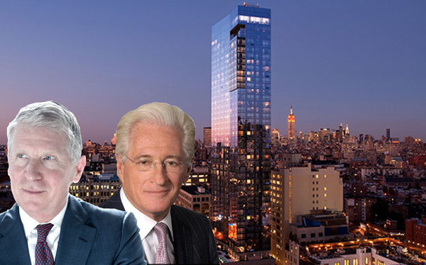 From left: Cyrus Vance Jr., Marc Kasowitz and Trump Soho