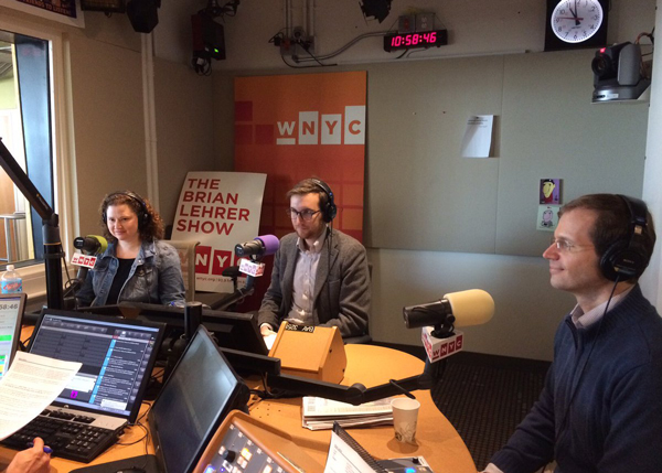 From left: WNYC's Jessica Gould TRD's Will Parker and Wall Street Journal's Cezary Podkul