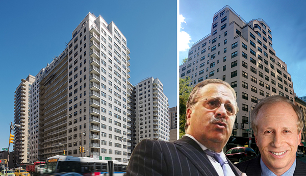 From left: Yorkshire Towers, Lexington Towers, Joe Chetrit and Laurence Gluck (Credit: UES Management)