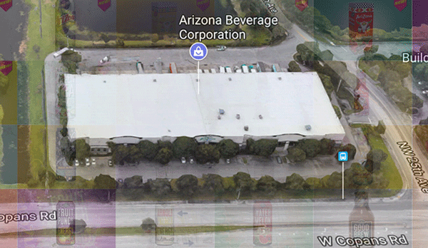 2450 West Copans Road and AriZona Iced Tea (Credit: Google Maps)