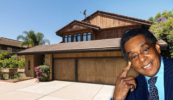 Don Cornelius and 2939 Beverly Glen Circle (Credit: Redfin, Getty Images)