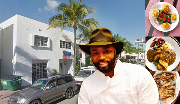 1542 Washington Ave and chef Lawrence Page (Credit: Pink Tea Cup)