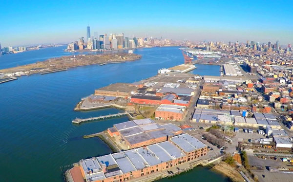 The Red Hook waterfront in Brooklyn (Credit: YouTube)
