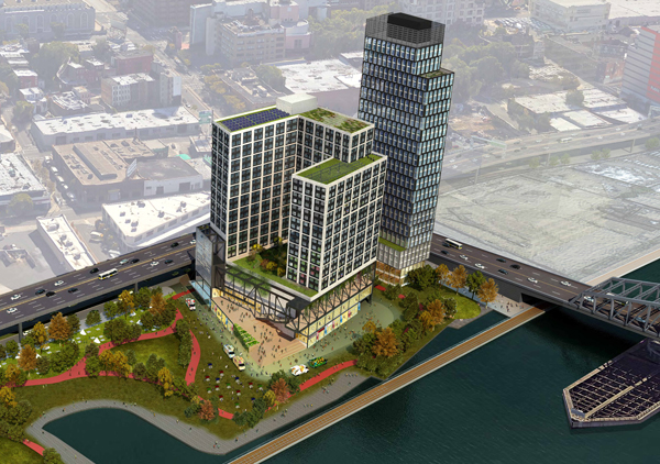 A rendering of Bronx Point (Credit: S9 Architecture)