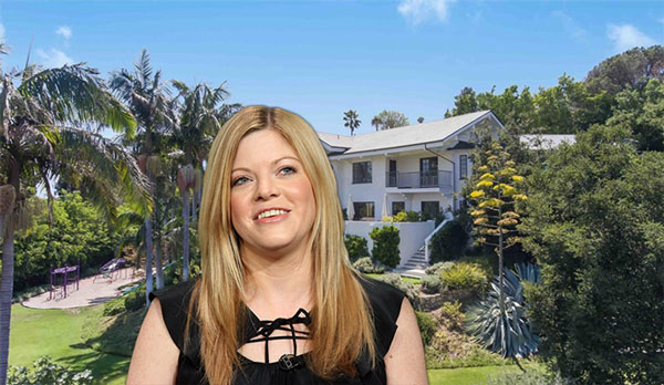Stephanie Savage with her Hollywood Hills home (Credit: Getty Images)